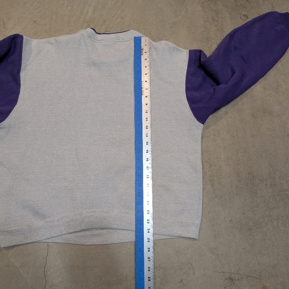 VTG 80s/90s UW Huskies Sweatshirt Men's XL Gray Purple University Of Washington - Picture 6 of 7
